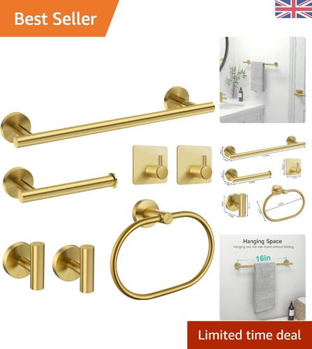 Elegant piece gold bathroom - elegant, 7-piece