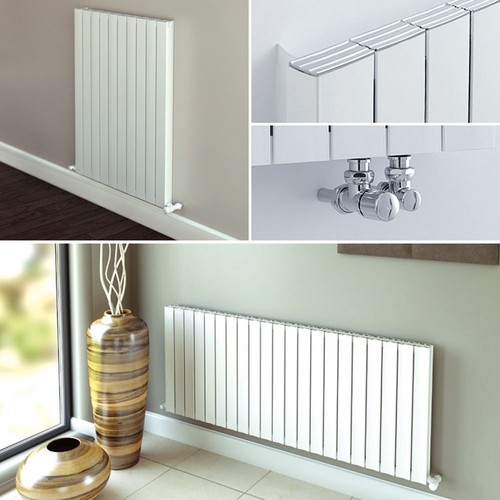 White aluminium horizontal - white,