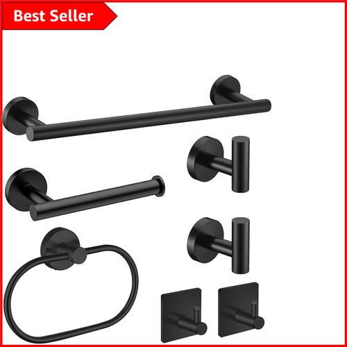 Piece black bathroom - 7-piece,