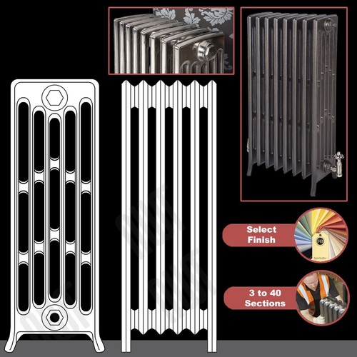 Cast iron radiators column - cast, 6