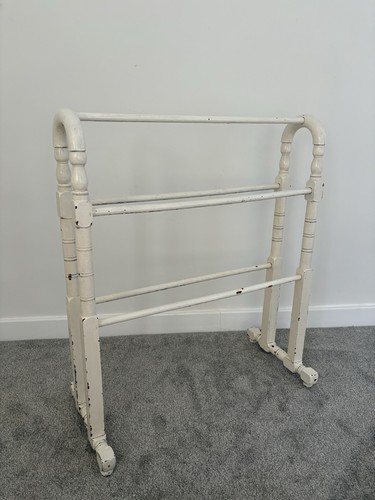 Vintage cream white - cream, wooden
