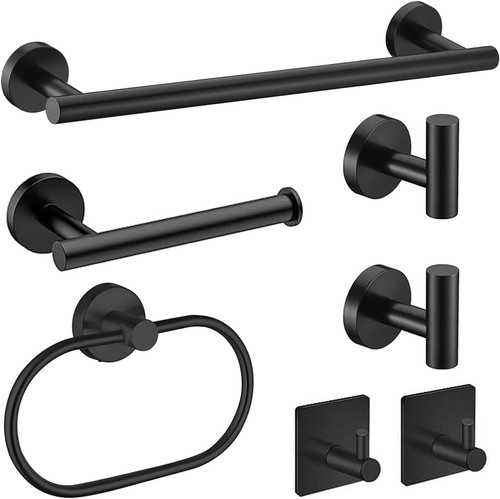 Piece bathroom accessories - 7-piece,