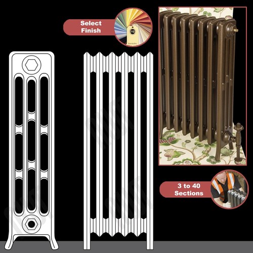 Cast iron radiators - cast, 4