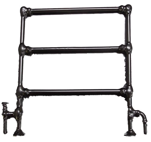 Dolls house metal single - dolls, towel