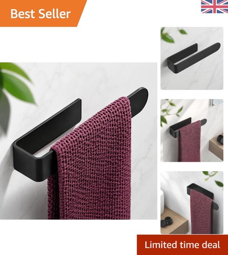Elegant black towel rail - elegant,
