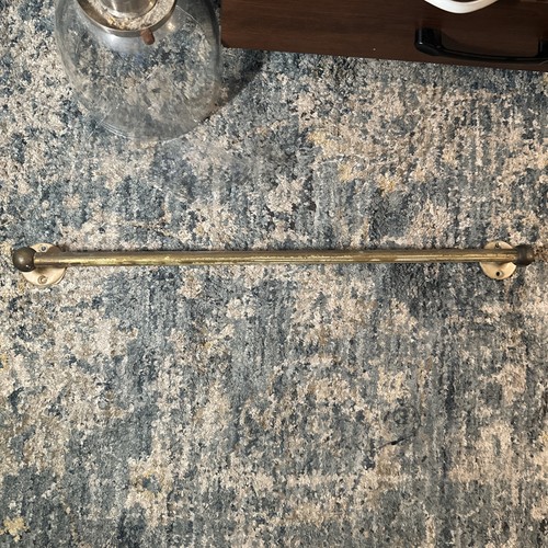 Antique brass towel - antique,
