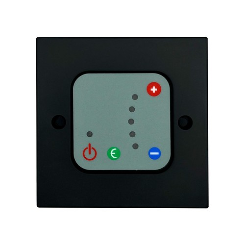 Black wall controller towel - black,