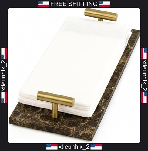 Marble guest towel - guest, holder