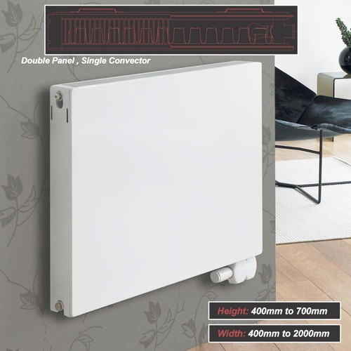 Flat double panel - double, convector