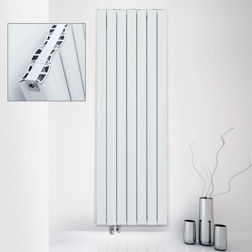 White aluminium vertical - aluminium,